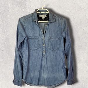 LOGG chambray popover 100% cotton
